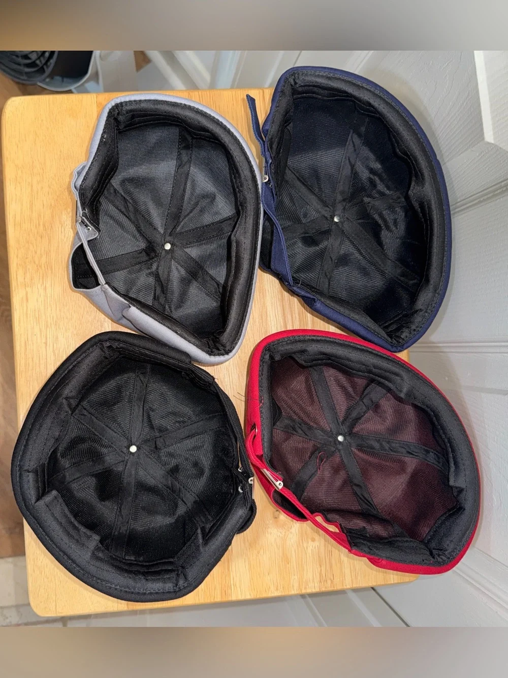 Cuffed Brimless Docker/Fisherman Hats - Gray, Navy, Black, Red